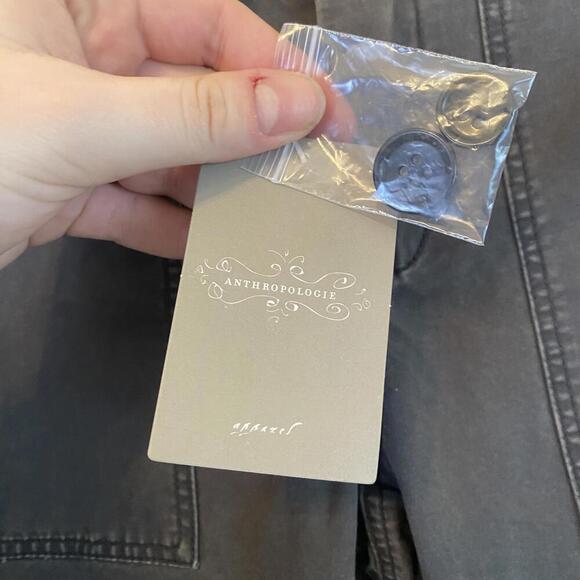 ANTHROPOLOGIE gray paperboy low rise y2k style pants - Picture 2 of 9